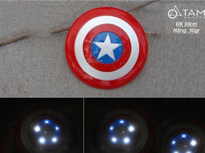 Tấm khiên thủ lĩnh Captain American có đèn Led